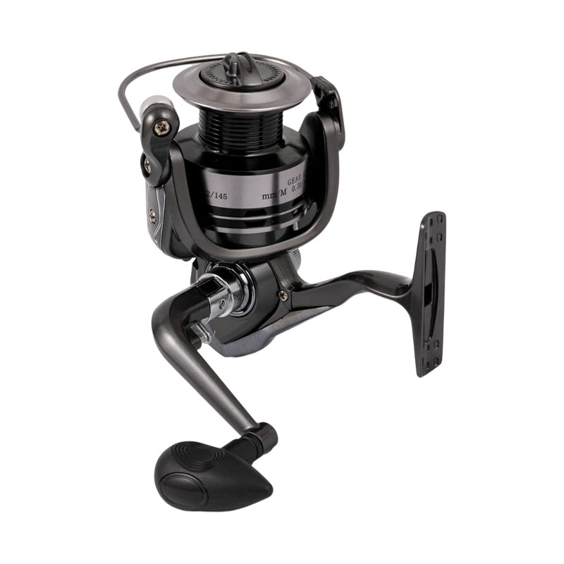 Moulinet à poisson tournant avec bobine en aluminium d'eau salée, 5 + 1 roulements