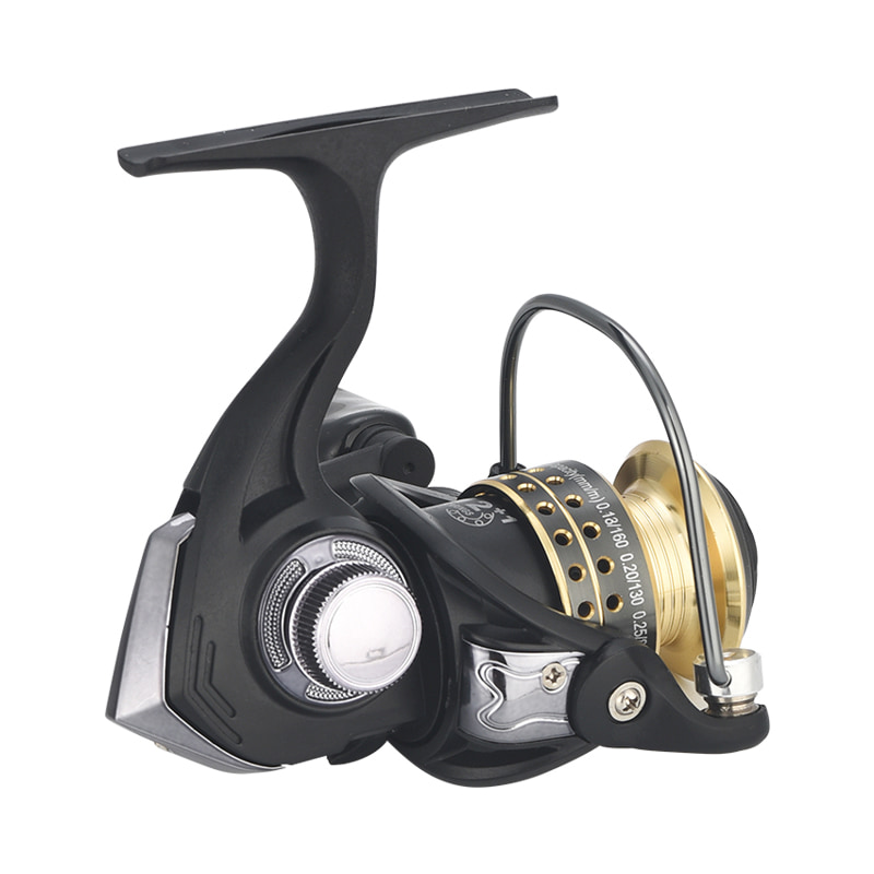 Mini moulinets de pêche sur glace en métal 9 + 1BB