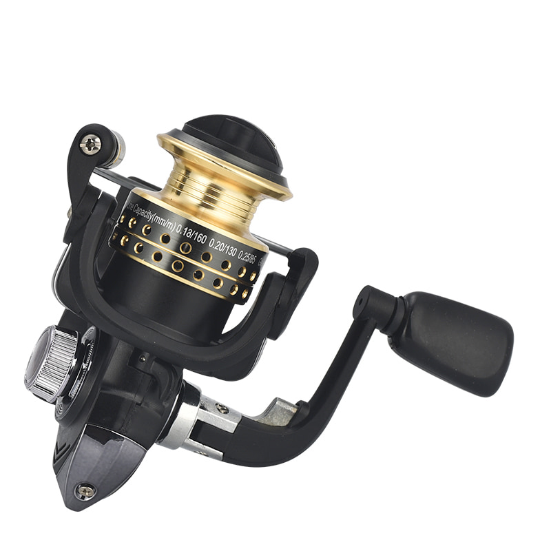Mini moulinets de pêche sur glace en métal 9 + 1BB