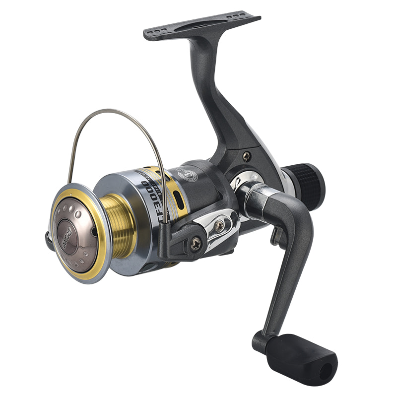 Moulinets de pêche à filature avec frein arrière en métal à 9 roulements