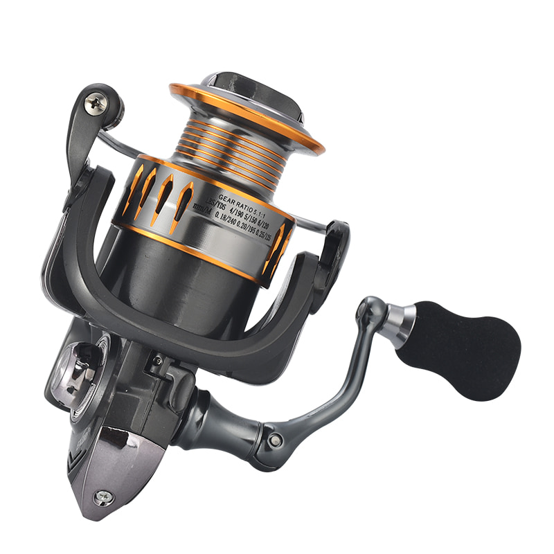 Moulinet de pêche Spinning avec poignée à visser, bobine en métal, pour pêche en mer, Casting d'appât en eau salée, nouveauté